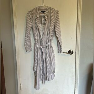 NWT Two piece Banana Republic shirt dress XS Petite